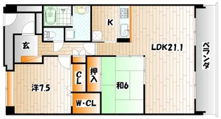 ルピナス守恒【3階】の間取り