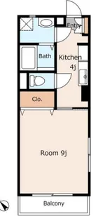 リムーブル・ミニヨン【2階】の間取り