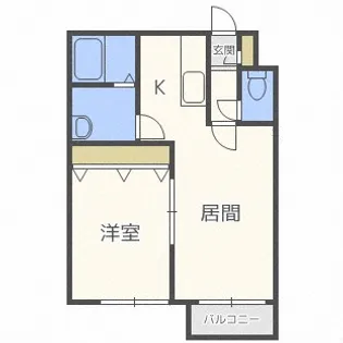 プラチナコートN18【1階】の間取り