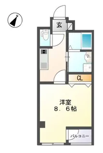 Grandir・Anne【2階】の間取り