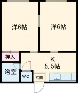 ひかりマンション【2階】の間取り