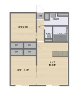 Bliss小池原【2階】の間取り