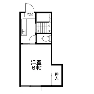 ヒルハイム【2階】の間取り