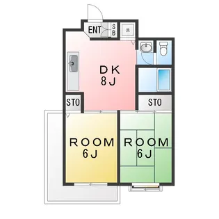 グレイスハイツ【1階】の間取り