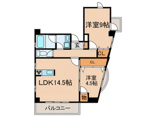 ラプリ-レ 上社【3階】の間取り
