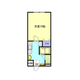 プランタン二日市【1階】の間取り