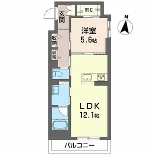 リラフォート飯塚【2階】の間取り