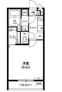 リブリ・MIYABI【1階】の間取り