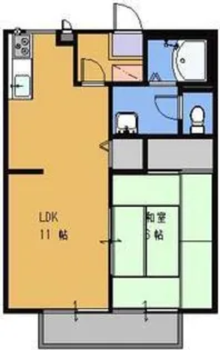 シャンテ相金【1階】の間取り