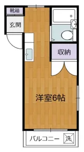 カ-サ・デ・藤原【2階】の間取り