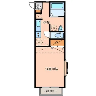 フォレストスクウェア【1階】の間取り