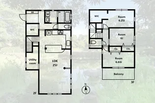 平塚長屋【2階】の間取り