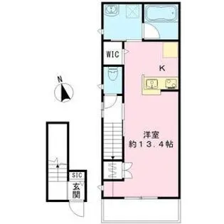 レクシアメゾン【2階】の間取り