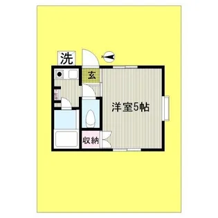 マリーナコーポ【1階】の間取り