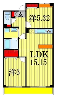 エルプレイス下総中山III【2階】の間取り