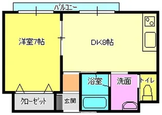 リ・ポーズ21【8階】の間取り