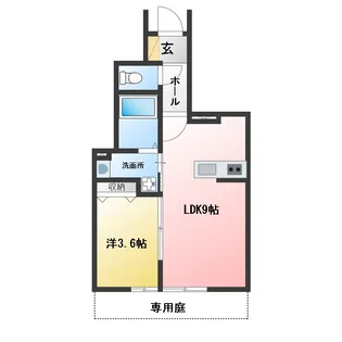 AVANTIA Sage 中島新町【1階】の間取り