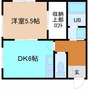 コルテーレ【1階】の間取り