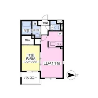 コルタード【1階】の間取り