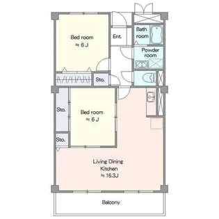 ヴィーナスヴィラ【2階】の間取り