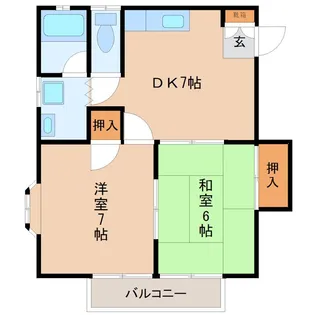 アキラハイツ【2階】の間取り