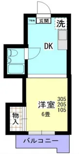 アーバンハイツ【2階】の間取り