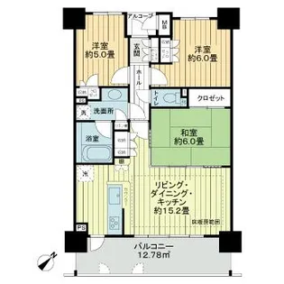 スカイタワーエグゼ【19階】の間取り