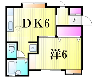 ルポール増尾【2階】の間取り
