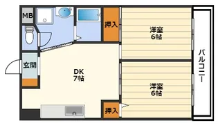 メゾンルミエール【3階】の間取り