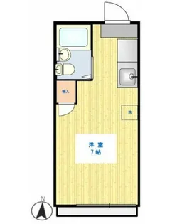 コーポハピネスI【2階】の間取り