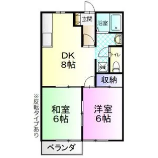 コーポルミエール【1階】の間取り