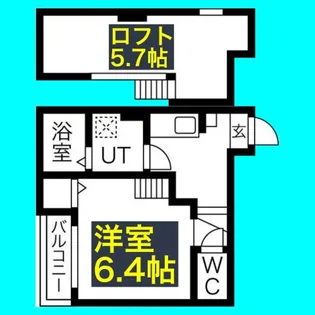 Cathbharr(カフヴァール)車道【1階】の間取り