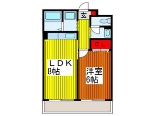 パークサイド・アルファー【1階】の間取り