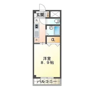 エクシヴ22【4階】の間取り