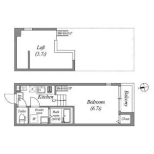 Belle Vie【1階】の間取り