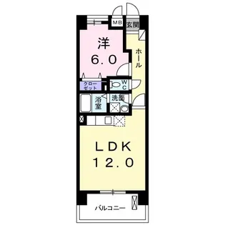 クレール コート【2階】の間取り