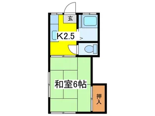 メゾン中田【2階】の間取り