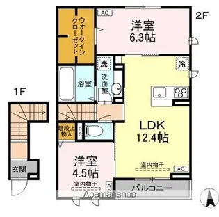 Aolania【2階】の間取り