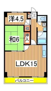 ゴールデンハイツ【2階】の間取り