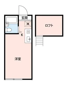 リバーハイツ【1階】の間取り