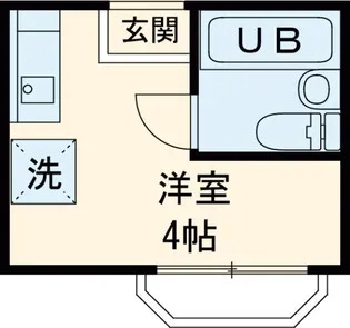 ディスタンス喜多見【1階】の間取り
