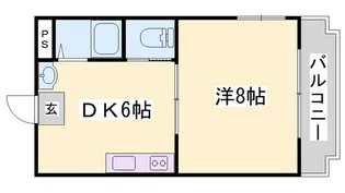 メゾンオバタ【1階】の間取り