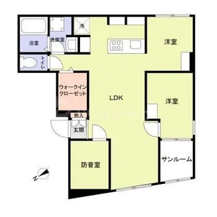 エテルネル曳舟【4階】の間取り