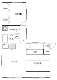 グランクリュー鷹匠B【2階】の間取り