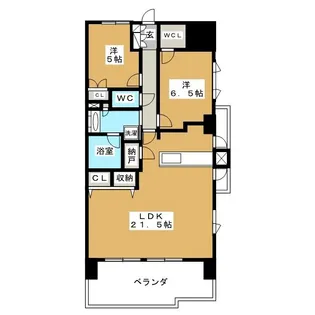 プラウド八王子明神町【11階】の間取り