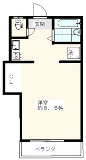 ブルックス東十条【2階】の間取り