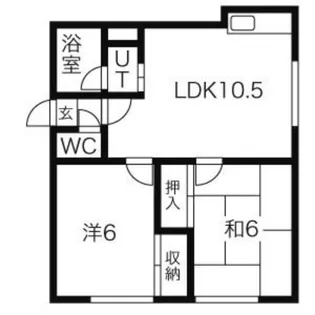 ユーハイム宮の沢【3階】の間取り
