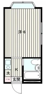 光パークマンション【2階】の間取り