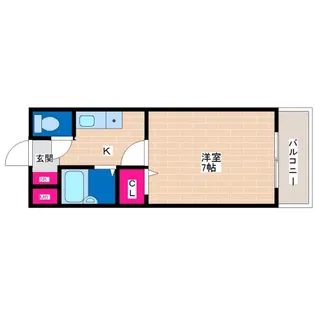 ヴェルヴェデーレII【3階】の間取り