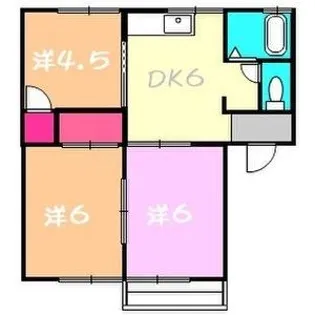 コーポOMB【1階】の間取り